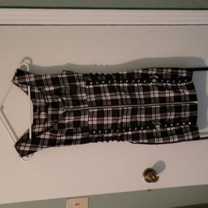 Hell bunny (s) plaid dress